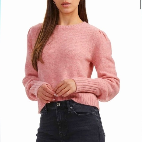 NWT SPLENDID FLORENCE PINK SWEATER SIZE LARGE - Picture 1 of 13
